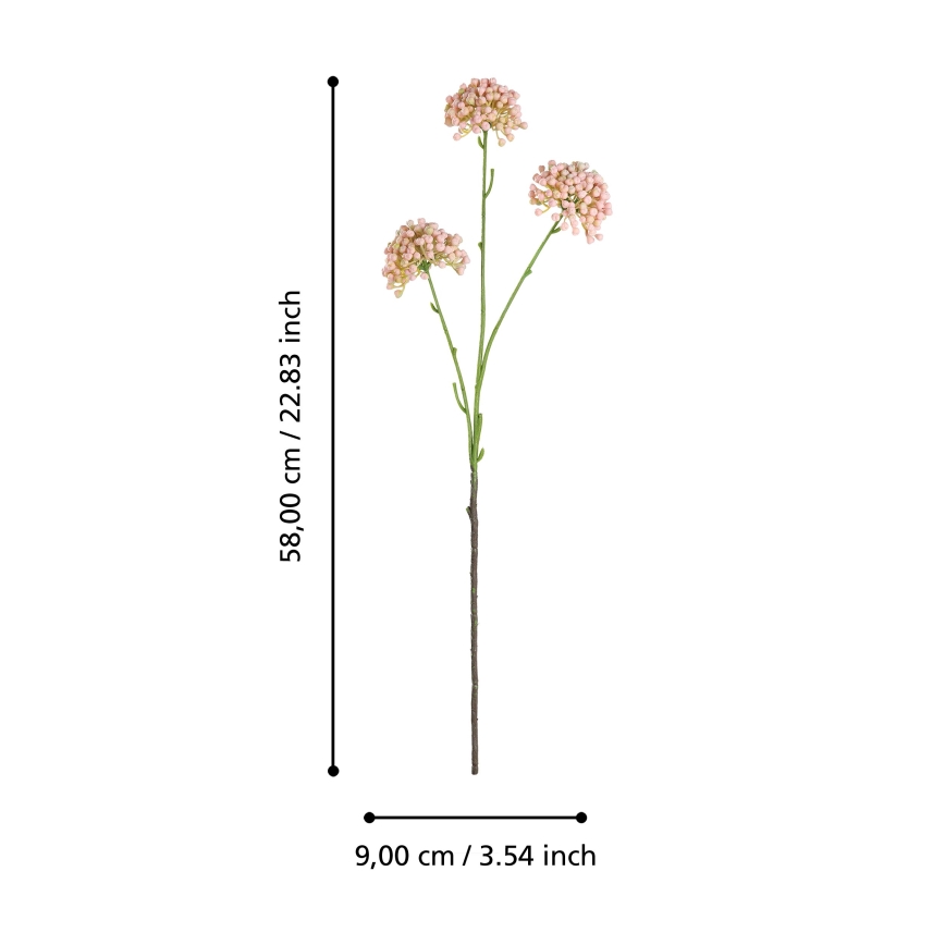 Eglo - Flor artificial 58 cm rosa