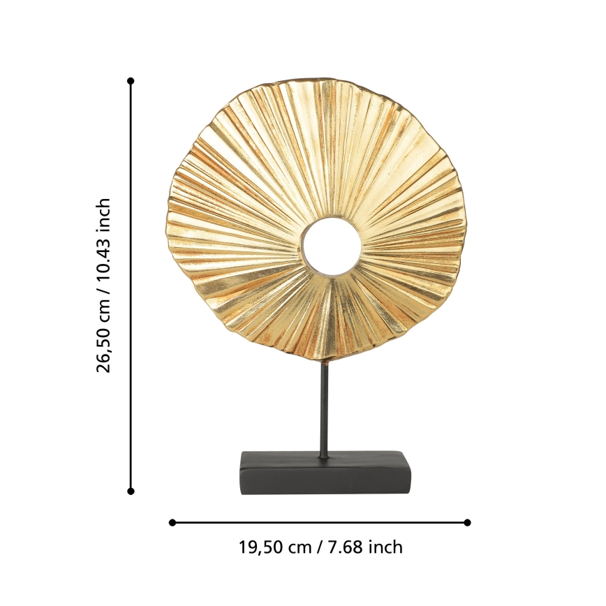 Eglo 429708 - Decoração URAKAWA 26,5x19,5 cm dourada/preta