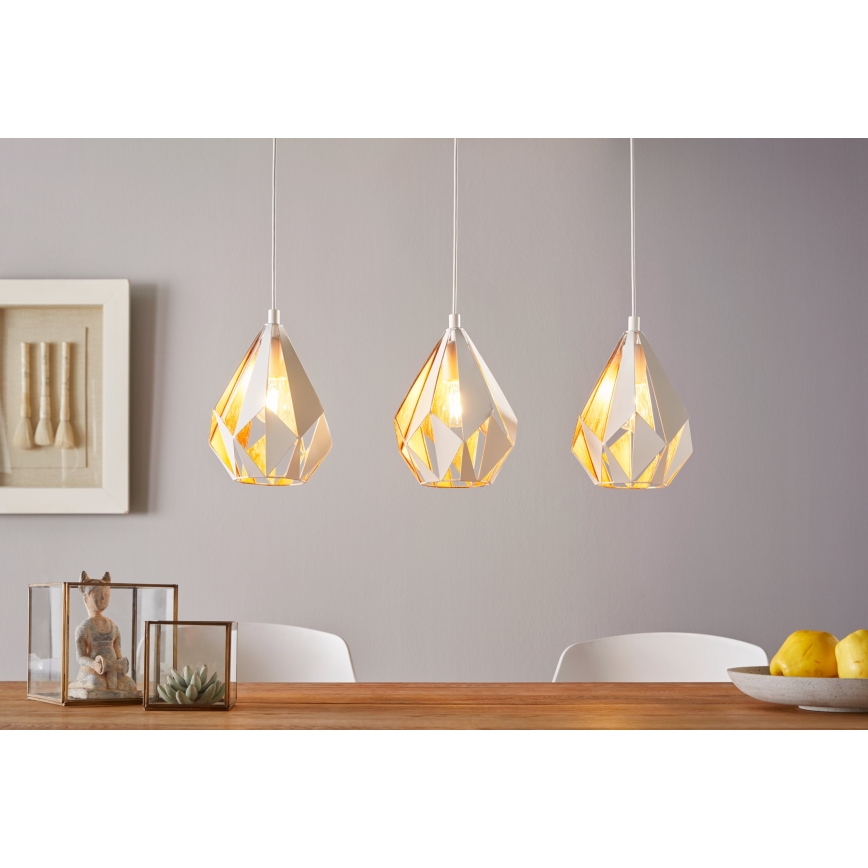 Eglo - Candelabro num fio 3xE27/60W/230V