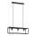 Eglo 43032 - Candeeiro suspenso ELDRICK 3xE27/40W/230V preto