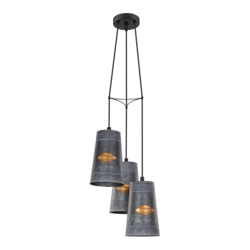 Eglo 43108 - Candelabro num fio HONEYBOURNE 3xE27/60W/230V
