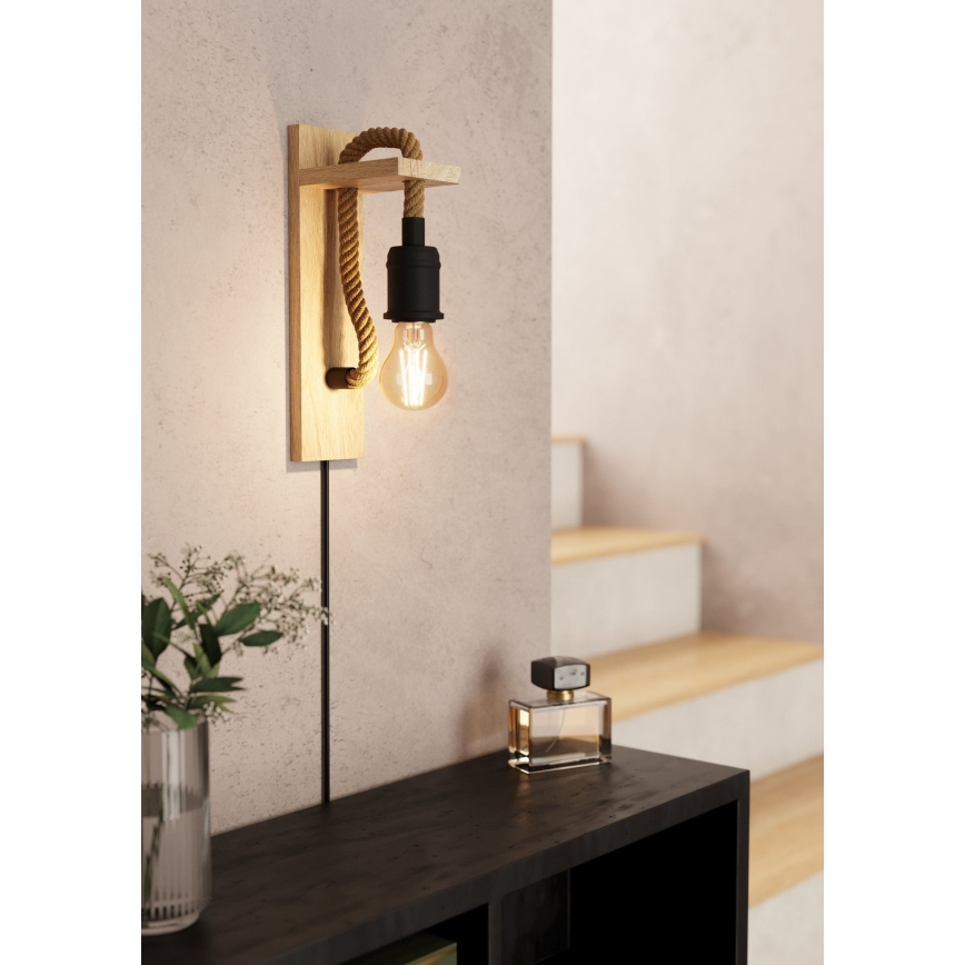 Eglo - Luz de parede 1xE27/28W/230V