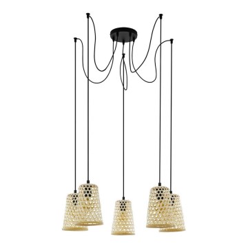 Eglo 43255 - Candelabro num fio CLAVERDON 5xE27/40W/230V