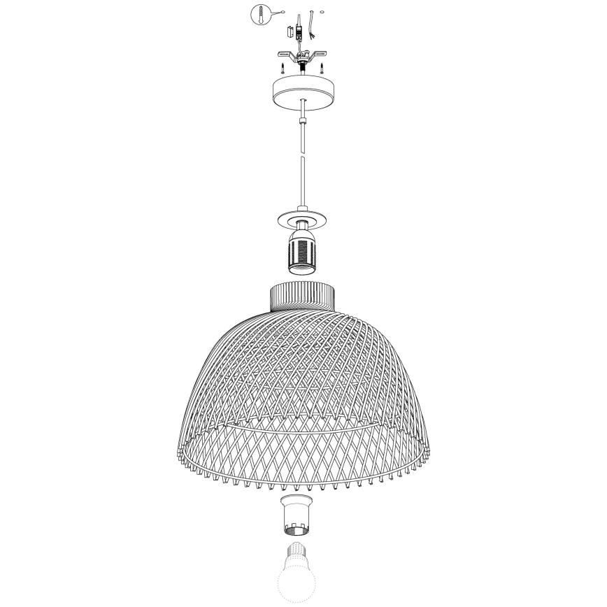 Eglo - Candelabro num fio 1xE27/40W/230V