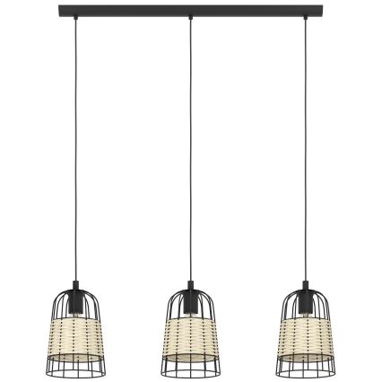 Eglo - Candelabro num fio 3xE27/40W/230V