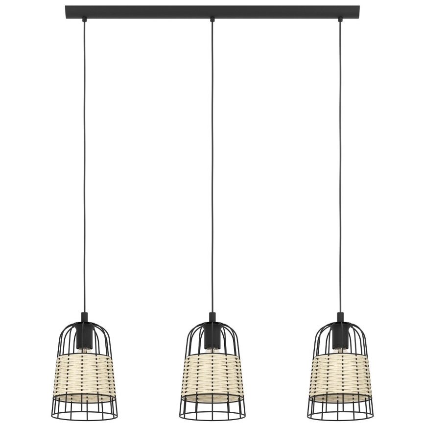 Eglo - Candelabro num fio 3xE27/40W/230V