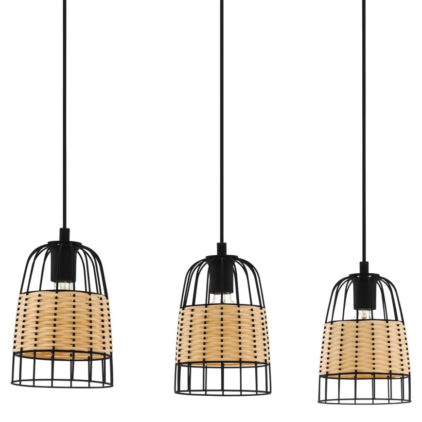 Eglo - Candelabro num fio 3xE27/40W/230V