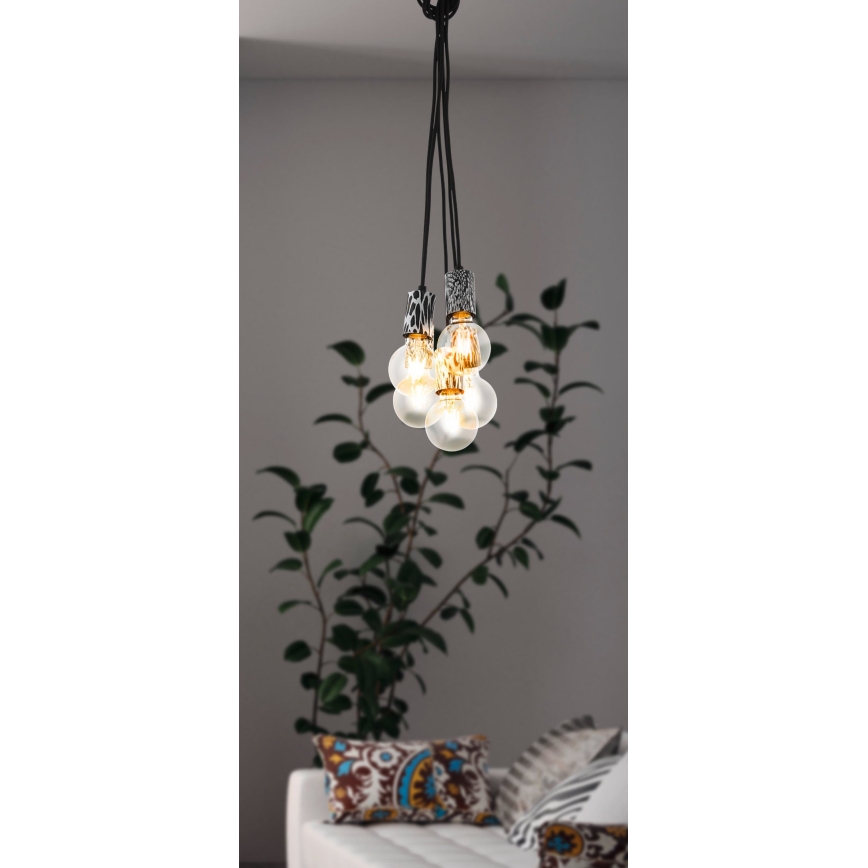 Eglo - Candelabro num fio 5xE27/10W/230V