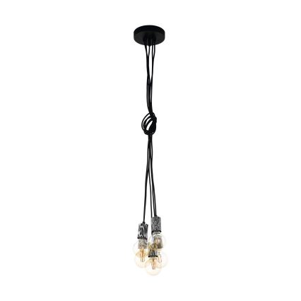 Eglo 43314 - Lustre suspenso por cabo COULSDON 5xE27/10W/230V
