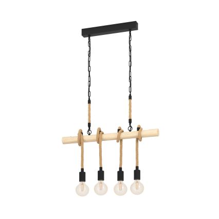 Eglo 43318 - Lustre suspenso por corrente YOUNGSTOWN 4xE27/40W/230V