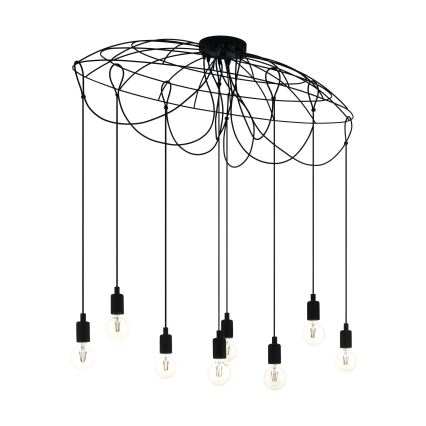 Eglo - Candelabro num fio 8xE27/40W/230V