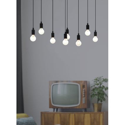 Eglo - Candelabro num fio 8xE27/40W/230V