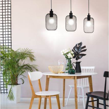 Eglo - Candelabro num fio 3xE27/60W/230V