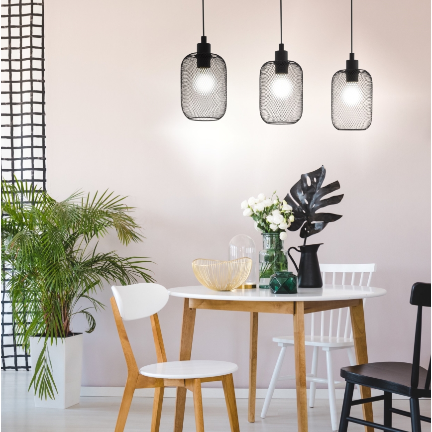 Eglo - Candelabro num fio 3xE27/60W/230V