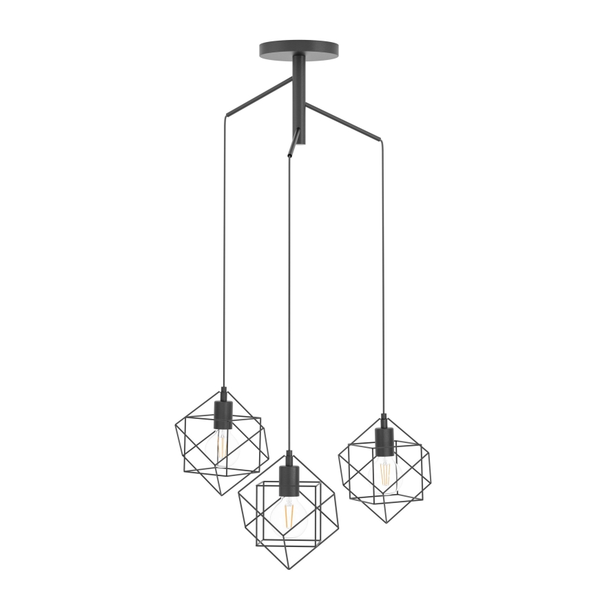 Eglo - Candelabro num fio 3xE27/60W/230V