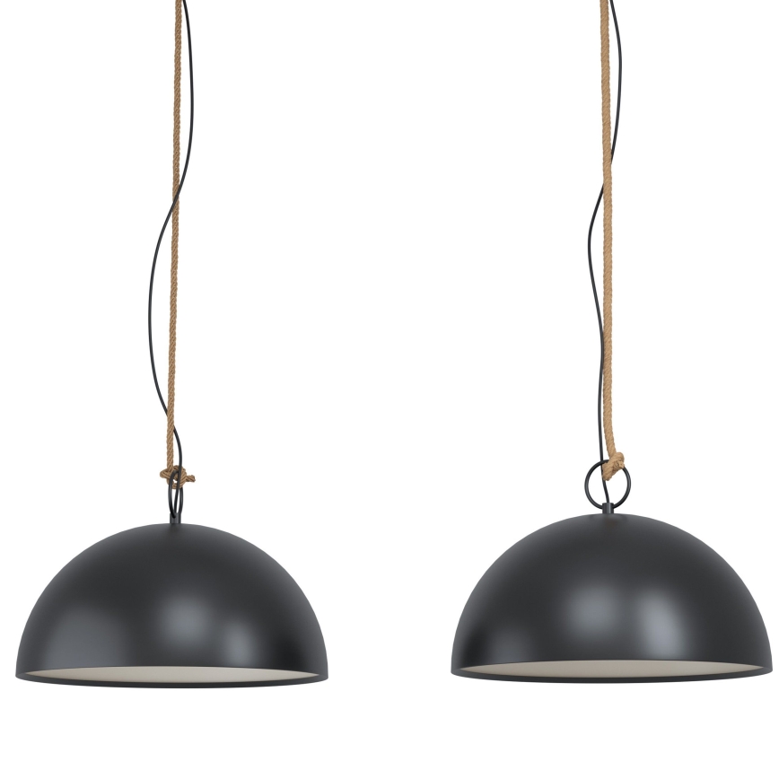 Eglo 43397 - Lustre pendente em cabo HODSOLL 2xE27/40W/230V