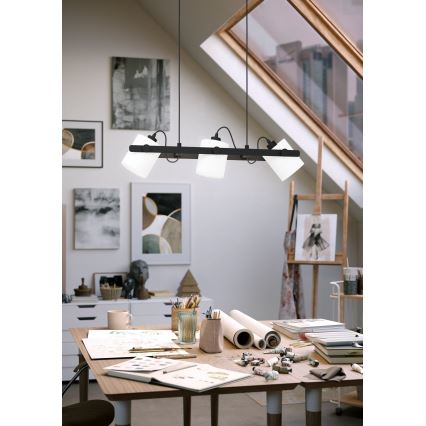 Eglo - Candelabro num fio 3xE27/28W/230V