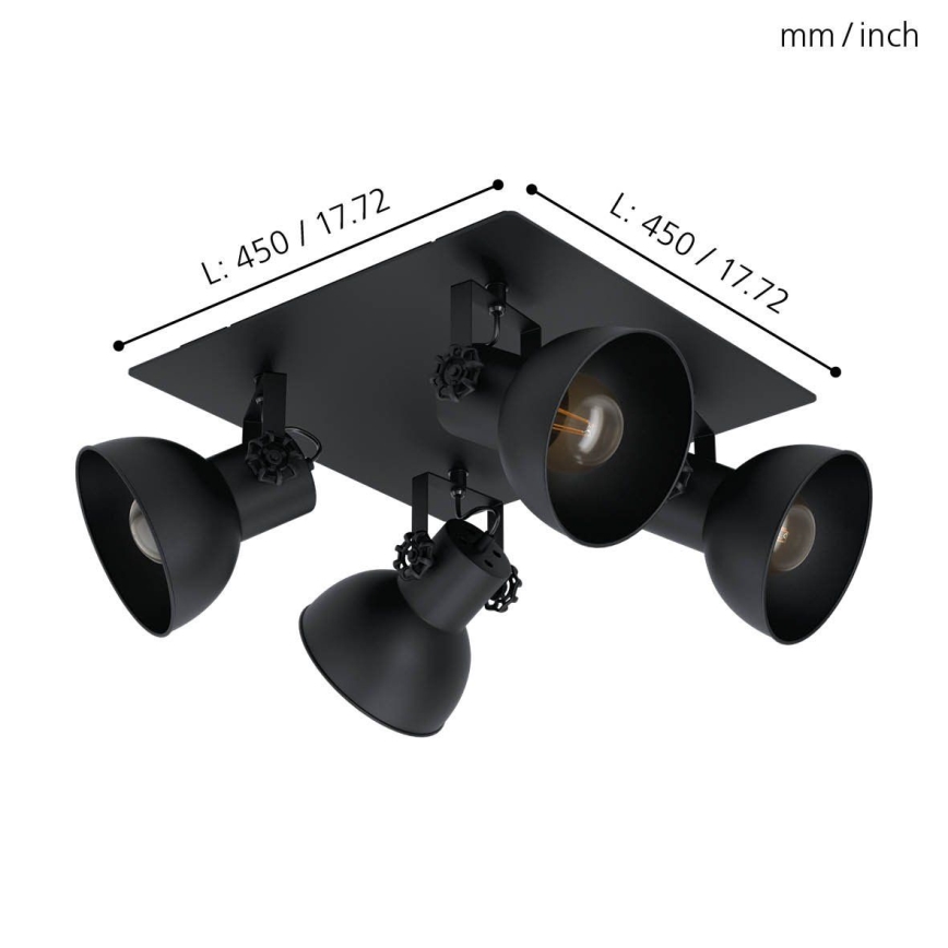 Eglo - Foco 4xE27/40W/230V