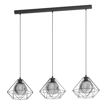 Eglo - Candelabro num fio 3xE27/40W/230V