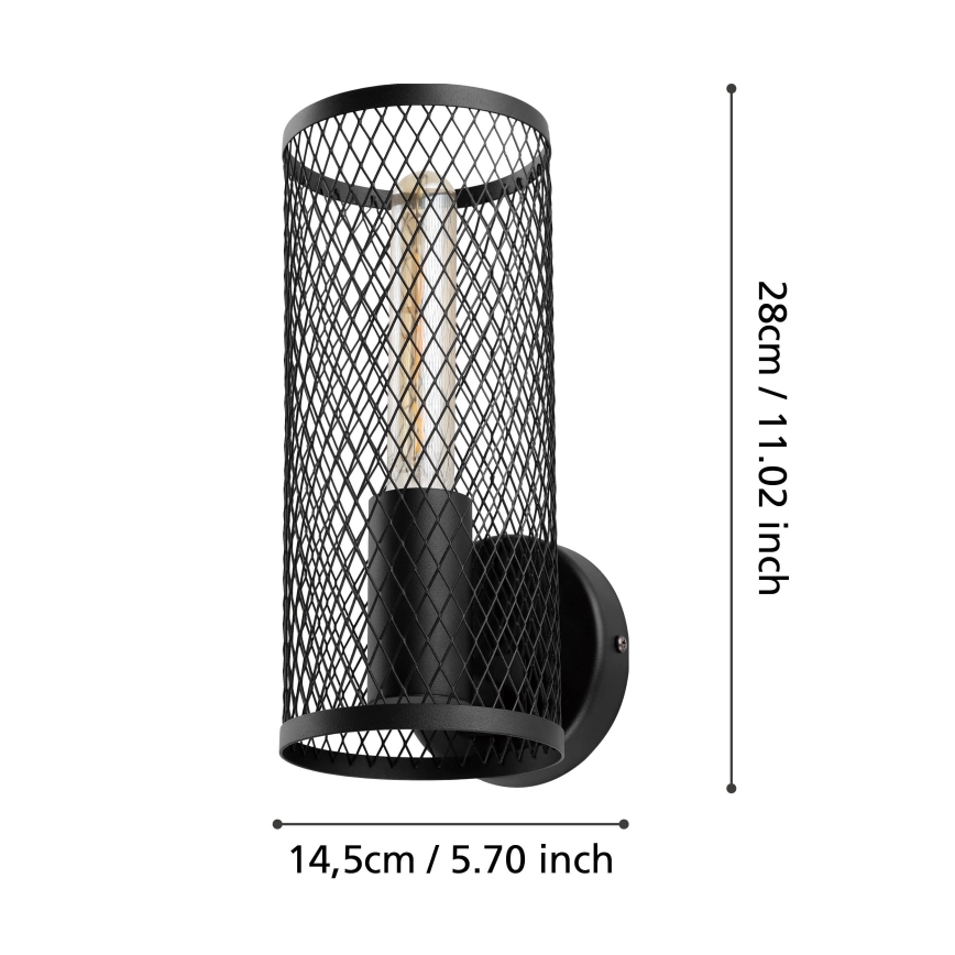 Eglo - Iluminação de parede 1xE27/40W/230V