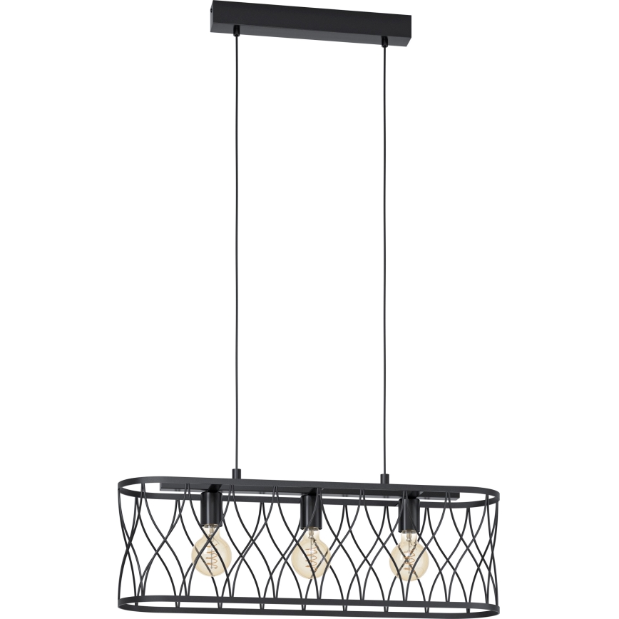 Eglo - Candelabro suspenso 3xE27/40W/230V