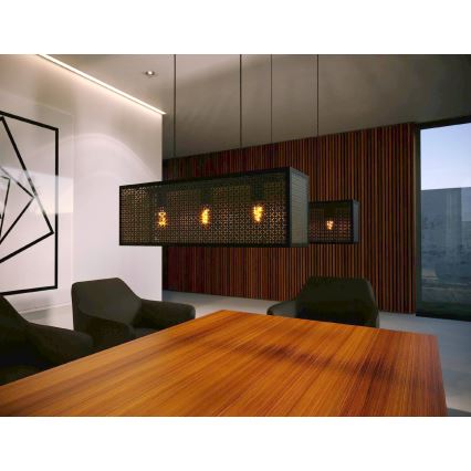 Eglo - Candelabro suspenso 3xE27/40W/230V