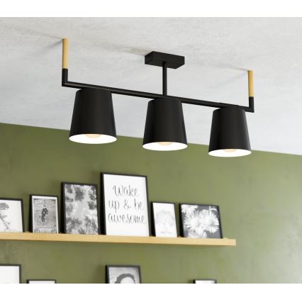 Eglo - Candelabro suspenso 3xE27/40W/230V