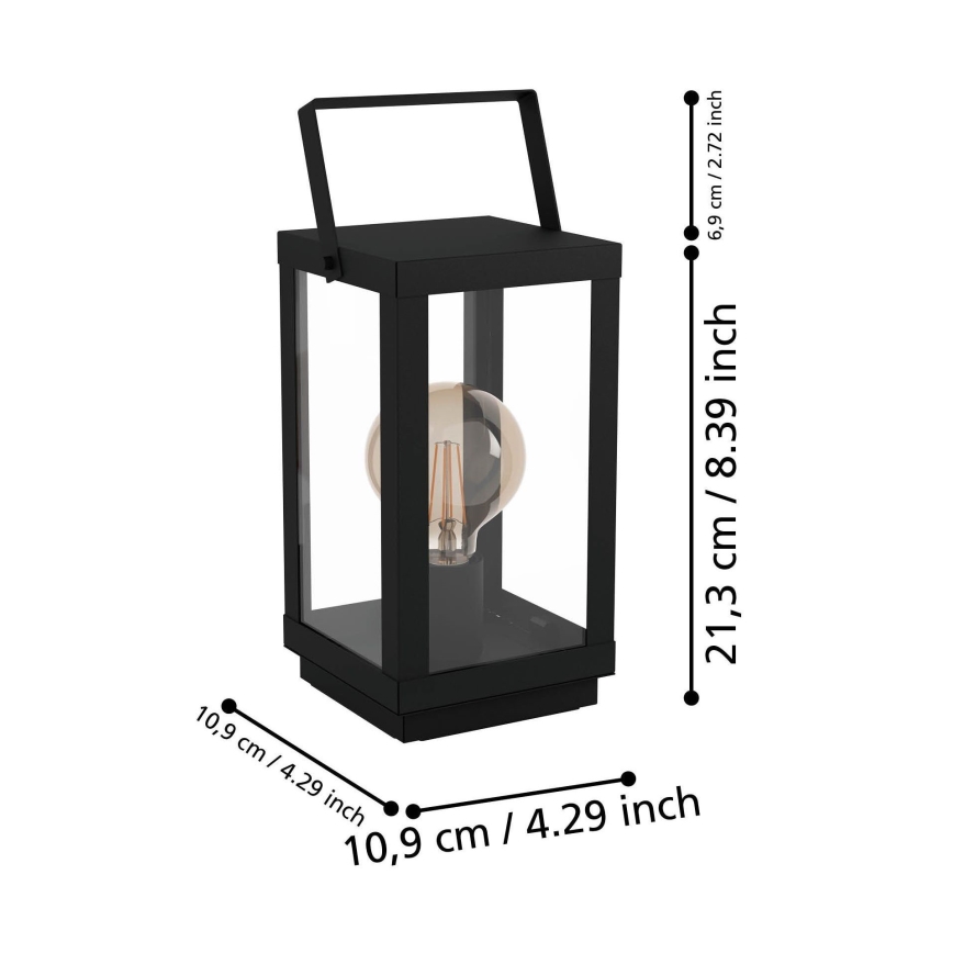 Eglo - Candeeiro de mesa 1xE27/60W/230V