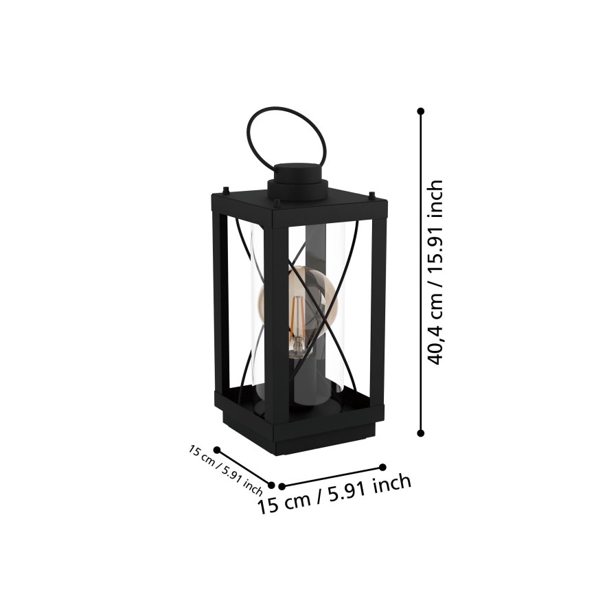 Eglo - Candeeiro de mesa 1xE27/60W/230V