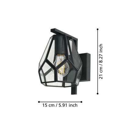 Eglo - Iluminação de parede 1xE27/40W/230V