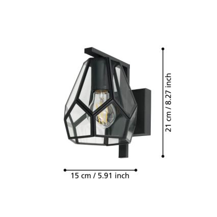 Eglo - Iluminação de parede 1xE27/40W/230V