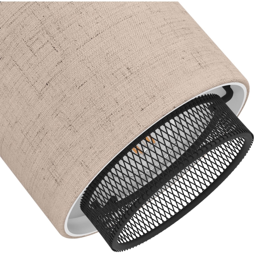 Eglo - Foco de parede 1xE14/40W/230V preto/bege