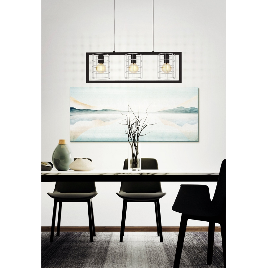 Eglo - Candelabro suspenso 3xE27/40W/230V