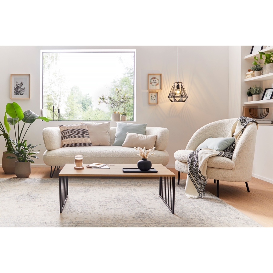 Eglo - Candelabro suspenso 1xE27/40W/230V preto