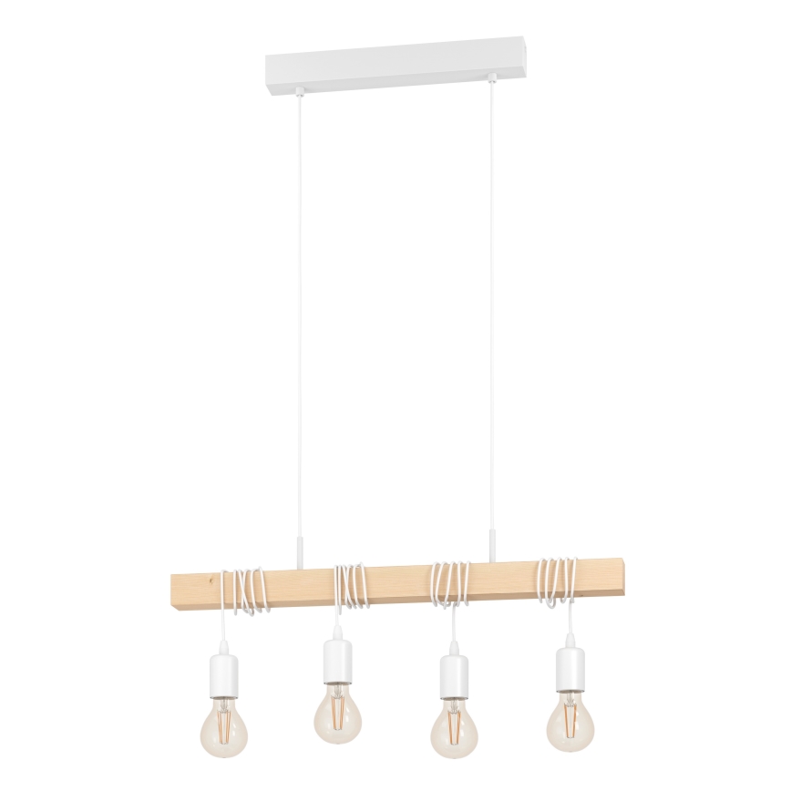 Eglo - Lustre suspenso TOWNSHEND 4xE27/60W/230V