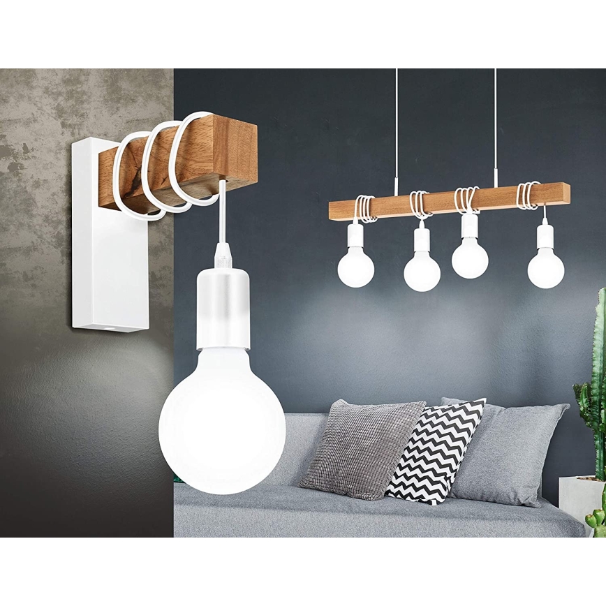 Eglo - Lustre suspenso TOWNSHEND 4xE27/60W/230V