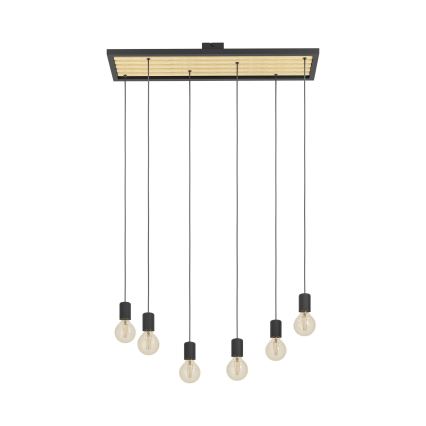Eglo - Candeeiro suspenso 6xE27/40W/230V