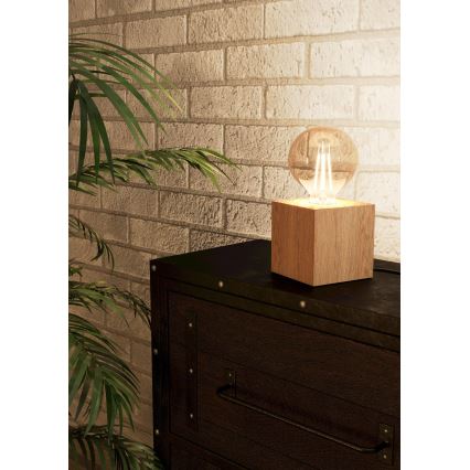 Eglo - Candeeiro de mesa 1xE27/40W/230V bege