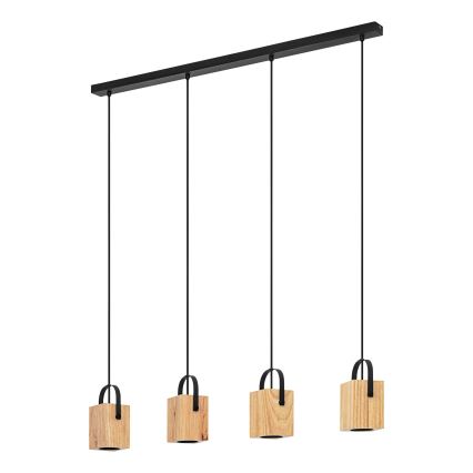 Eglo - Candelabro suspenso LED 4xGU10/3W/230V