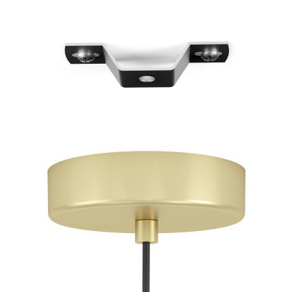 Eglo - Candeeiro suspenso 1xE27/40W/230V dourado
