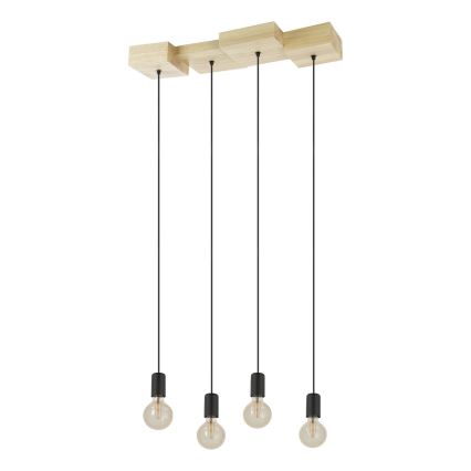 Eglo - Candeeiro suspenso 4xE27/40W/230V