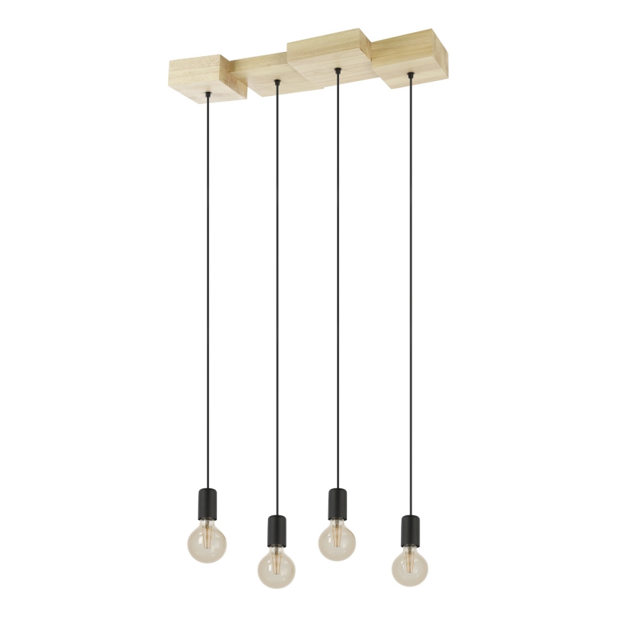Eglo - Candeeiro suspenso 4xE27/40W/230V