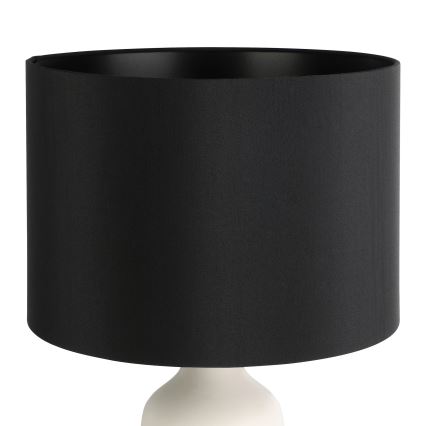 Eglo - Candeeiro de mesa 1xE27/40W/230V preto/branco