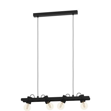 Eglo - Candeeiro suspenso 4xE27/15W/230V