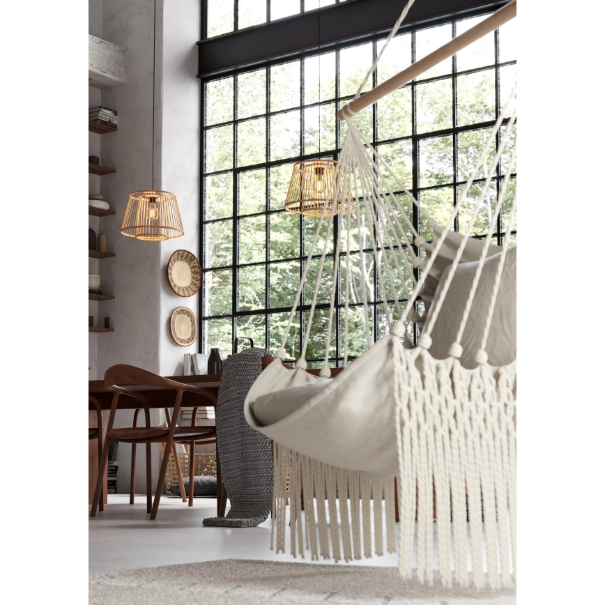 Eglo 43852 - Candeeiro suspenso HYKEHAM 1xE27/40W/230V