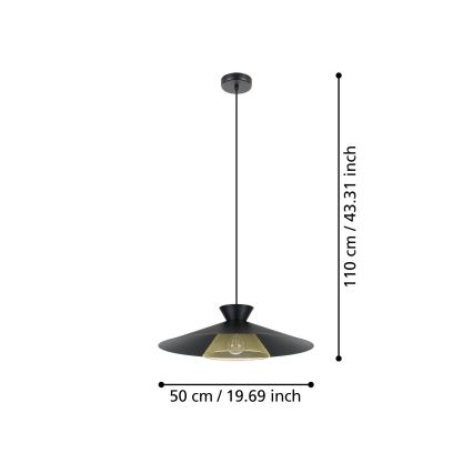 Eglo - Candelabro suspenso 1xE27/40W/230V