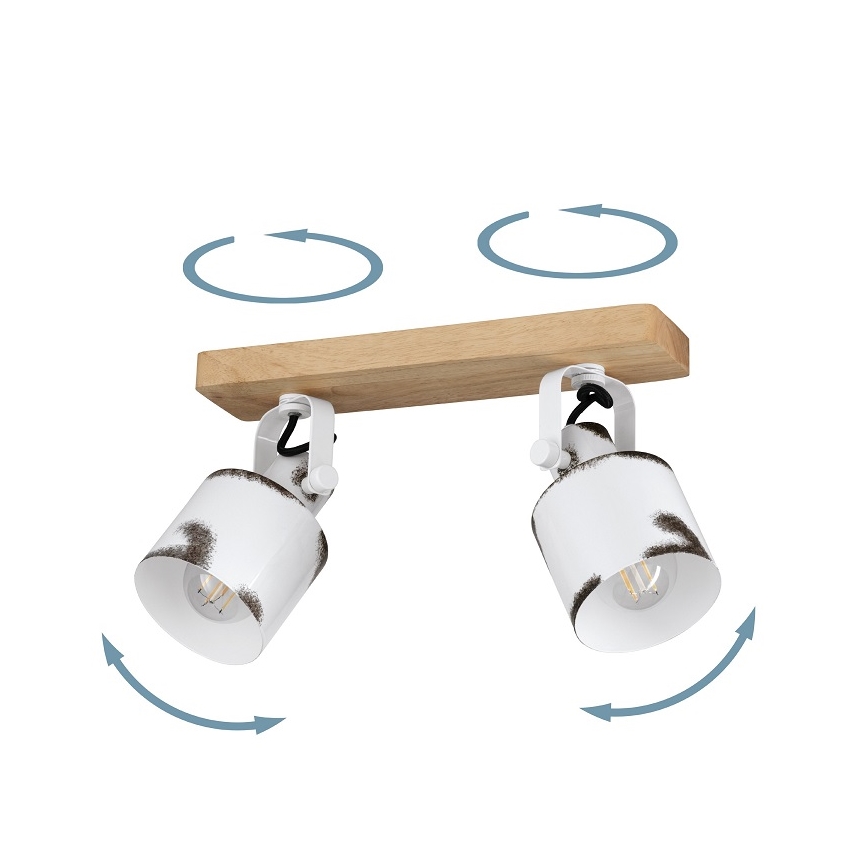 Eglo - Foco 2xE27/40W/230V