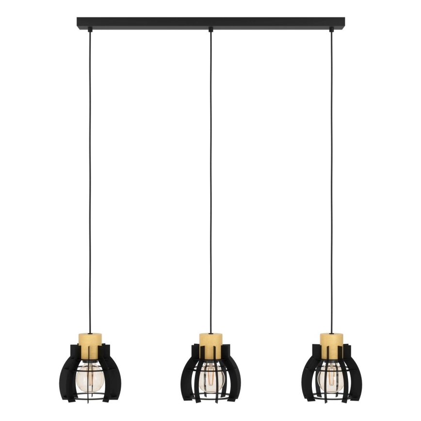 Eglo - Candelabro suspenso 3xE27/40W/230V