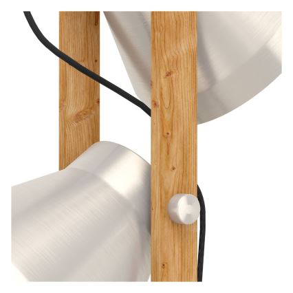 Eglo - Candeeiro de chão 2xE27/40W/230V