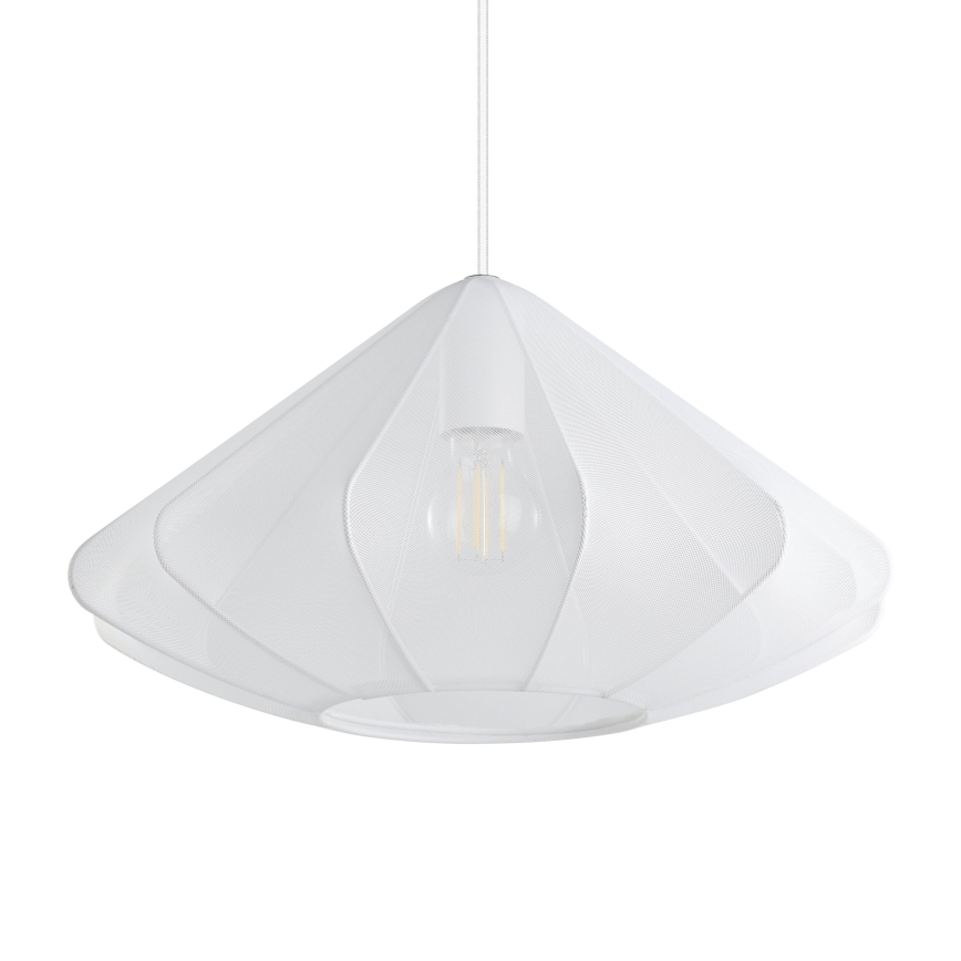 Eglo - Candeeiro suspenso 1xE27/40W/230V diâmetro 42,5 cm branco
